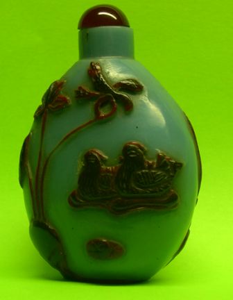 Tabati�re en overlay � fleur de lotus